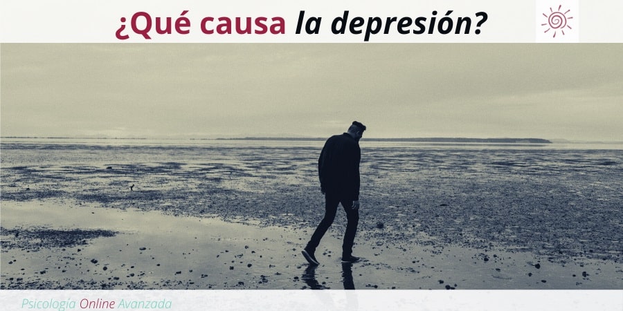 ¿Qué causa la depresión?, Depresión, Ansiedad, Tristeza, Alteración de sueño, Cambios de animo, Agotamiento, Terapia Online