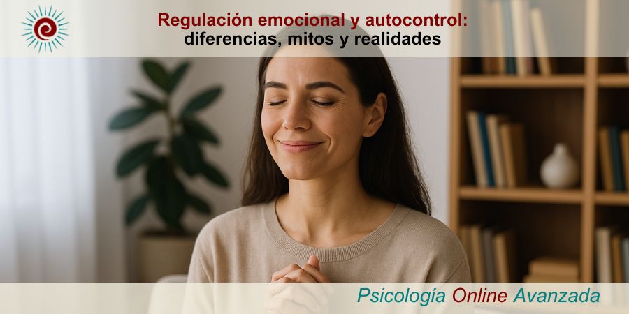 Mujer serena tras aplicar estrategias de regulación emocional efectivas. Regulación emocional y autocontrol: diferencias, mitos y realidades.